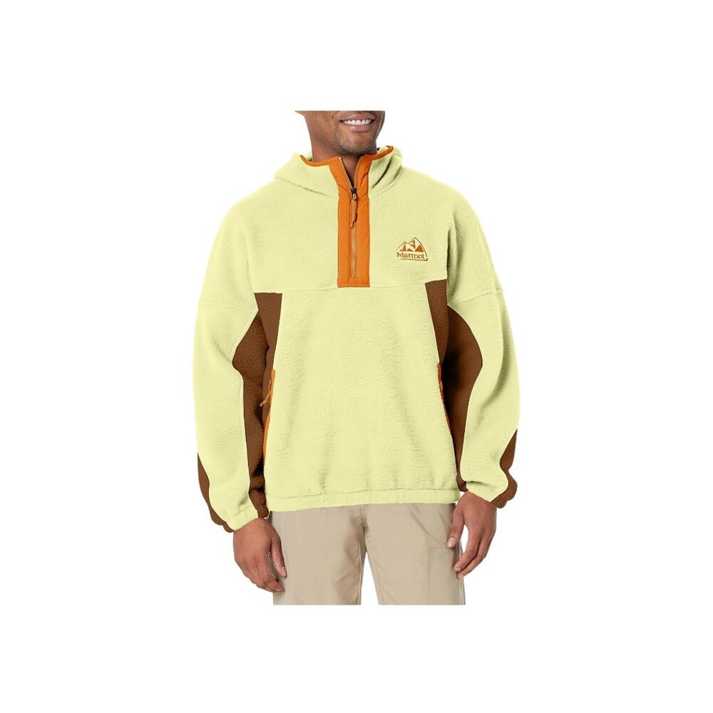 Marmot Mens Super Arlo Fleece Pullover Hoodie M Polyester For Fall/Winter